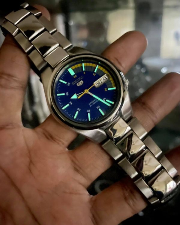 Exclusive SEIKO 5 Speed Racer Blue Automatic Watch