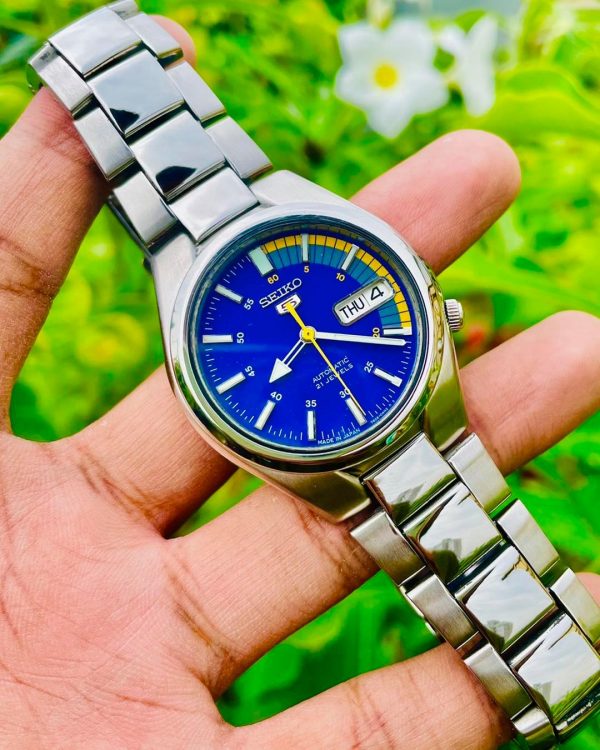 Exclusive SEIKO 5 Speed Racer Blue Automatic Watch